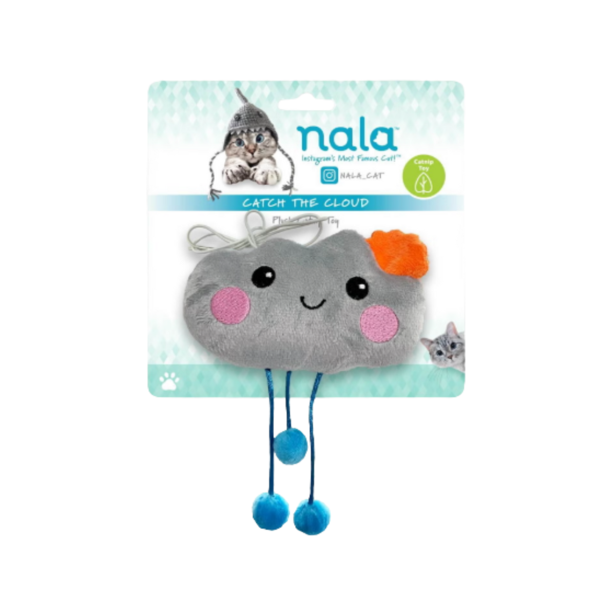 Nala Catch the Cloud Catnip Doorknob Dangler Cat Toy