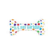 Huxley & Kent Tiny Tuff It's My Barkday Plush Dog Toy Set 2 pk