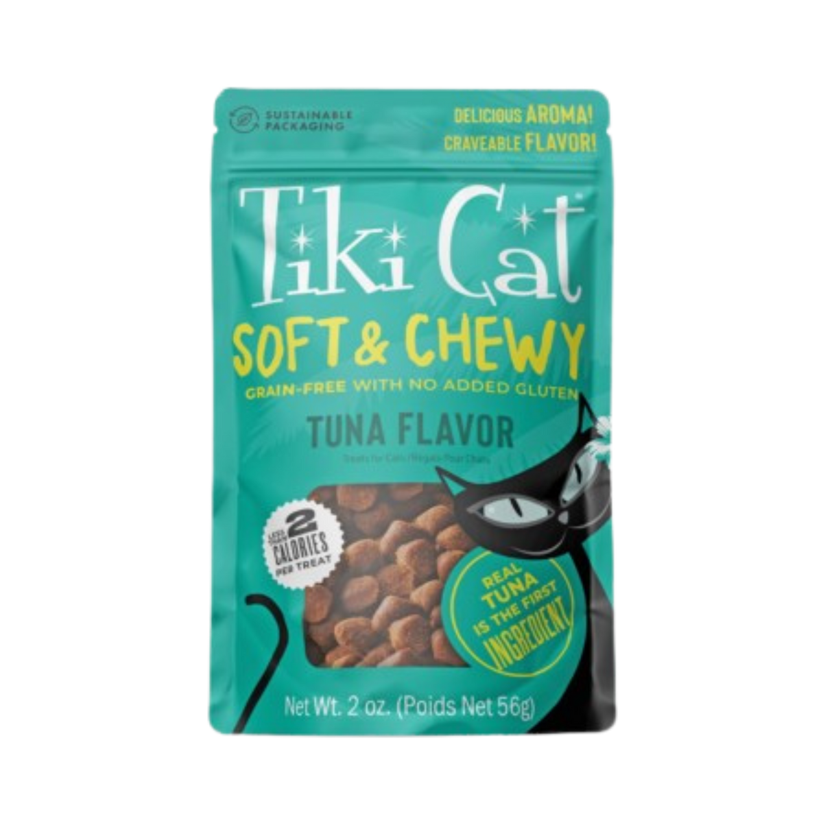 Tiki Cat Soft & Chewy Tuna Flavor Cat Treats 2 oz
