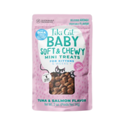 Tiki Cat Baby Soft & Chewy Tuna & Salmon Flavor Mini Treats for Kittens 2 oz