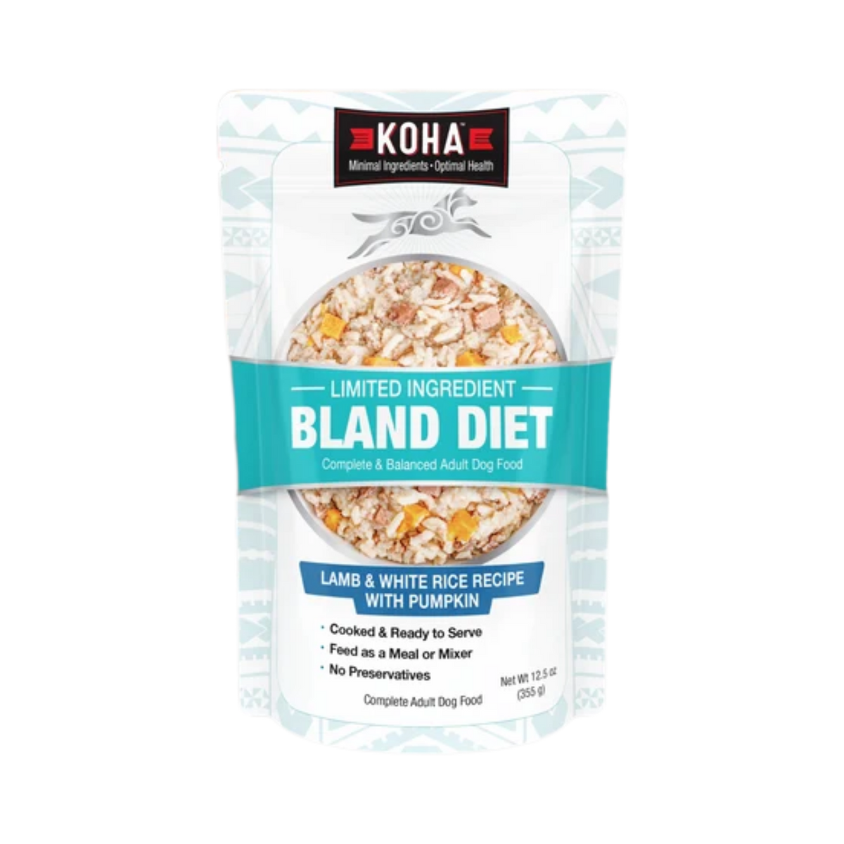 KOHA Limited Ingredient Wet Bland Diet Lamb & White Rice With Pumpkin Recipe for Dogs