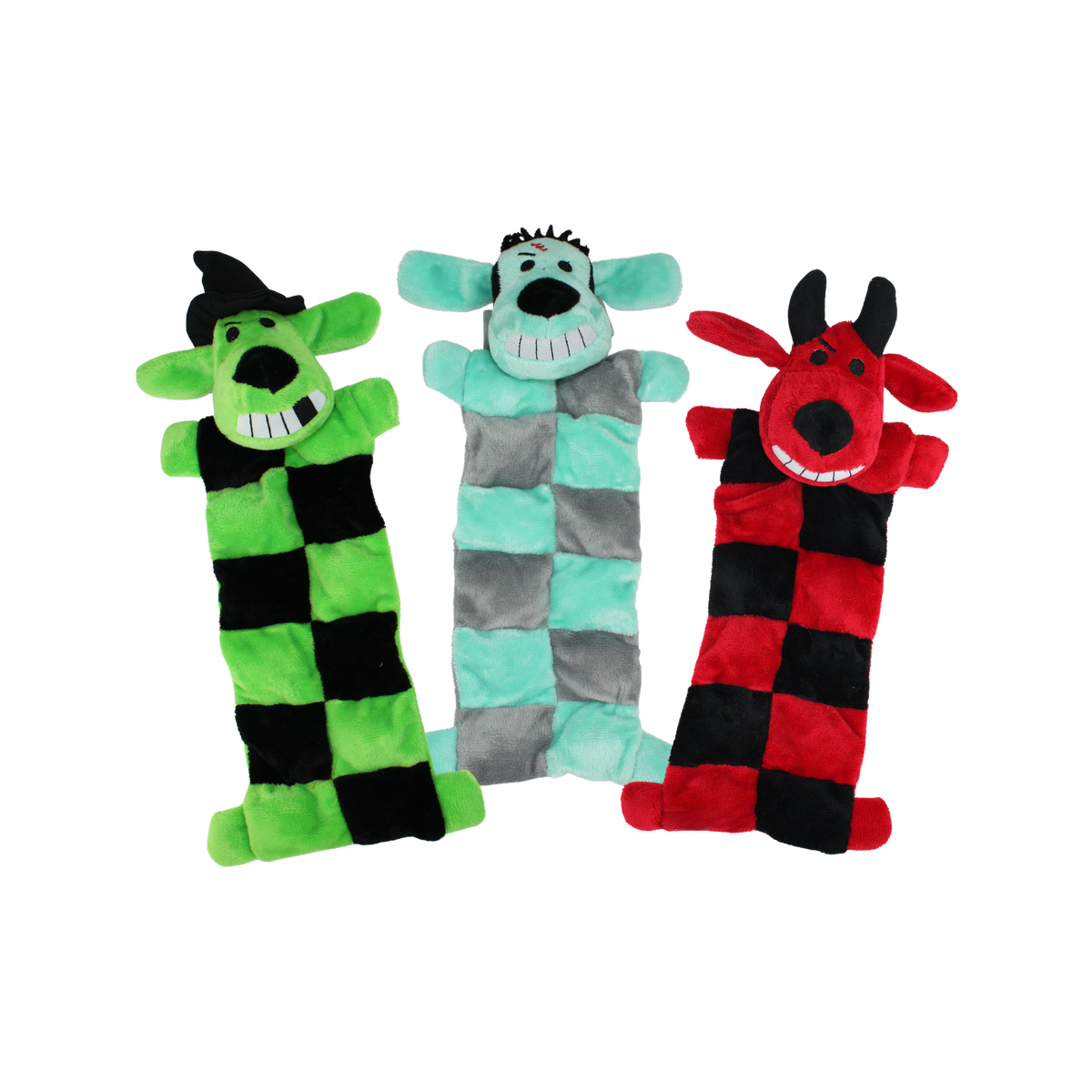 Multipet Halloween Squeaker Mat Dog Toy, Assorted 12 in