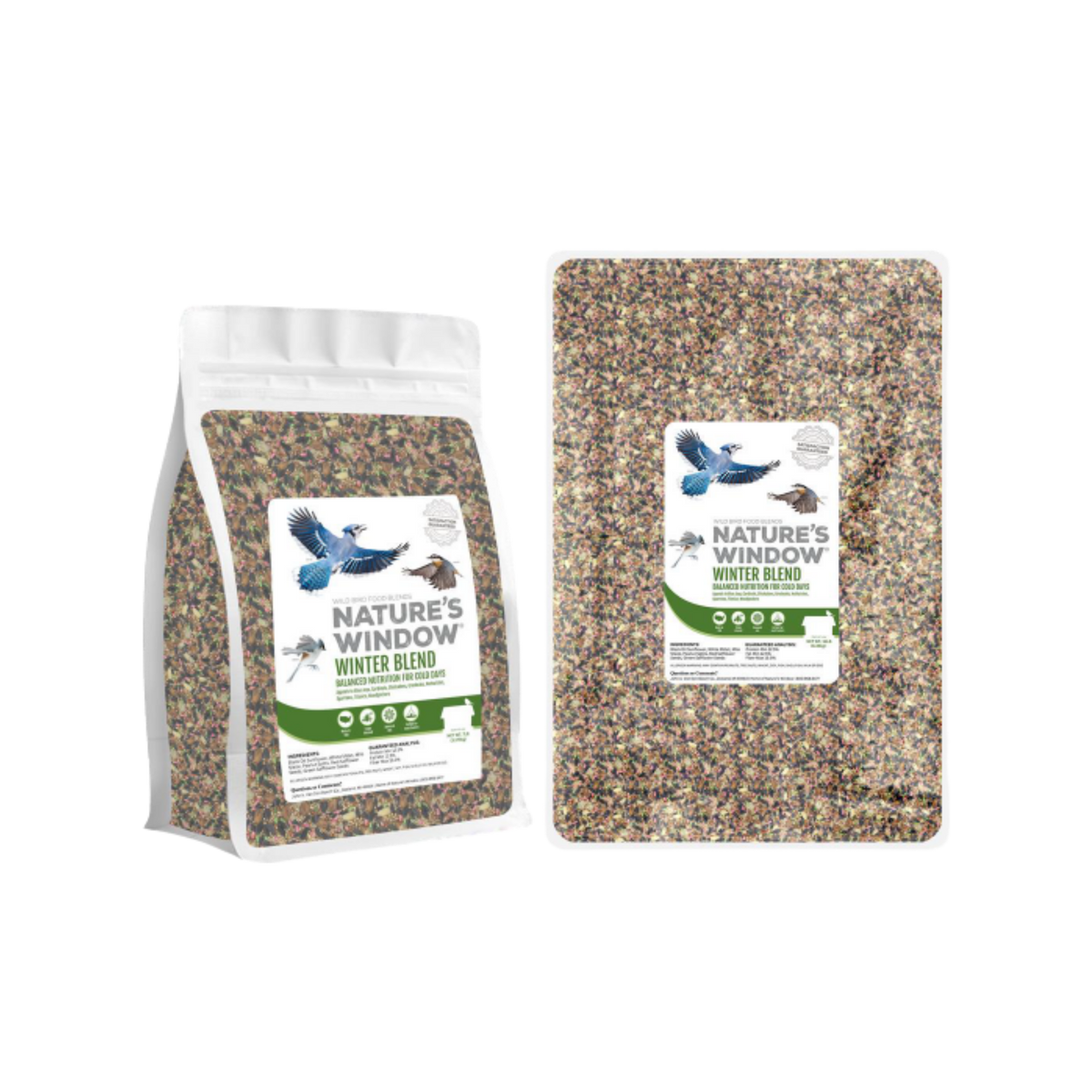 NATURE'S WINDOW Winter Blend Wild Bird Seed Mix