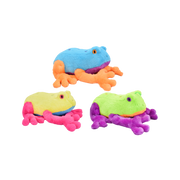 Multipet Frog Plush Jumbo Dog Toy, Assorted 15 in