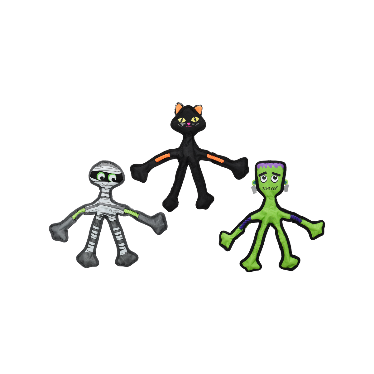 Multipet Halloween Skelerope Dog Toy, Assorted 15 in
