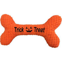 Petlou Halloween Trick or Treat Bone Dog Toy 10 in