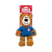 Kong Limited Edition Soccer France Wild Knots Bear Dog Toy 7 in