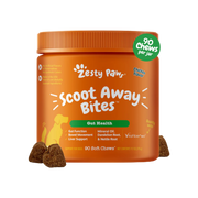 Zesty Paws Scoot Away Bites Gut Health Soft Chews for Dogs 90 ct