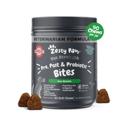 Zesty Paws Vet Strength Pre, Post & Probiotics Gut Health Soft Chews for Dogs 90 ct