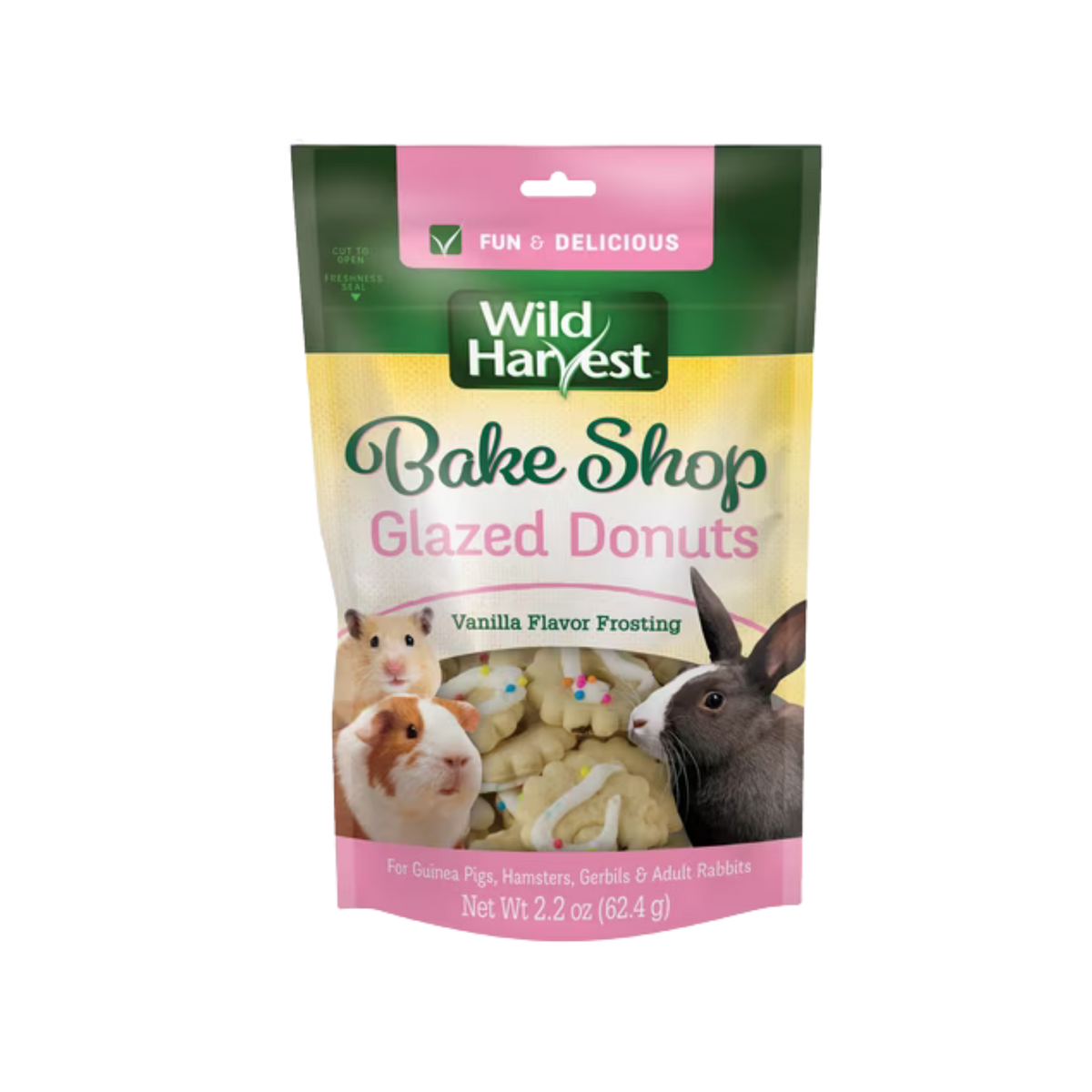 Wild Harvest Glazed Donuts Small Animal Treats 2.2 oz