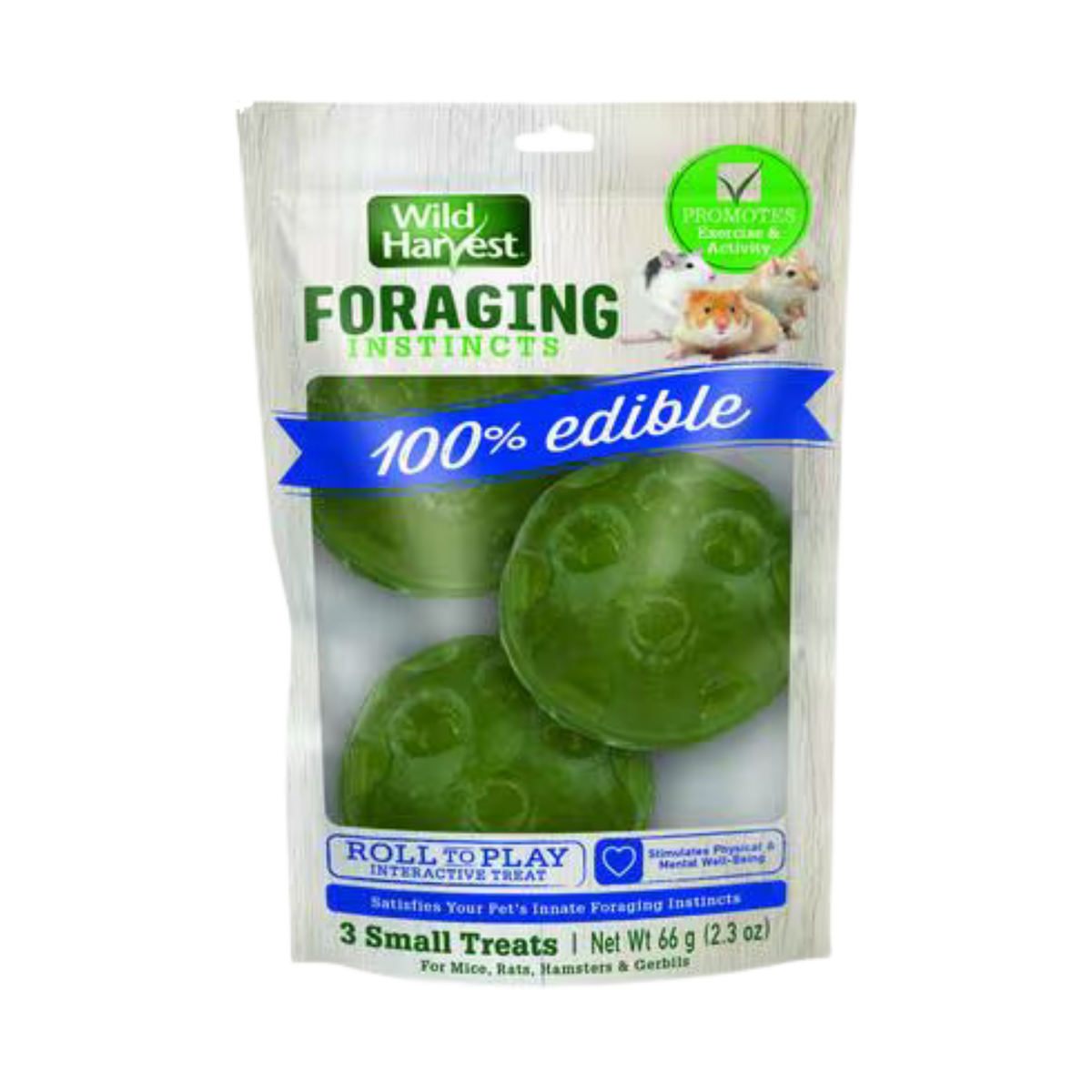 Wild Harvest Foraging Instincts Roll to Play Small Animal Treats 3 ct