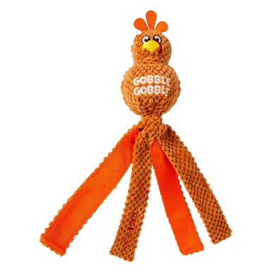 kong thanksgiving wubba turkey gobble squeaky dog toy large