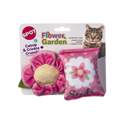 Spot Flower Garden Catnip Cat Toy 2 pk