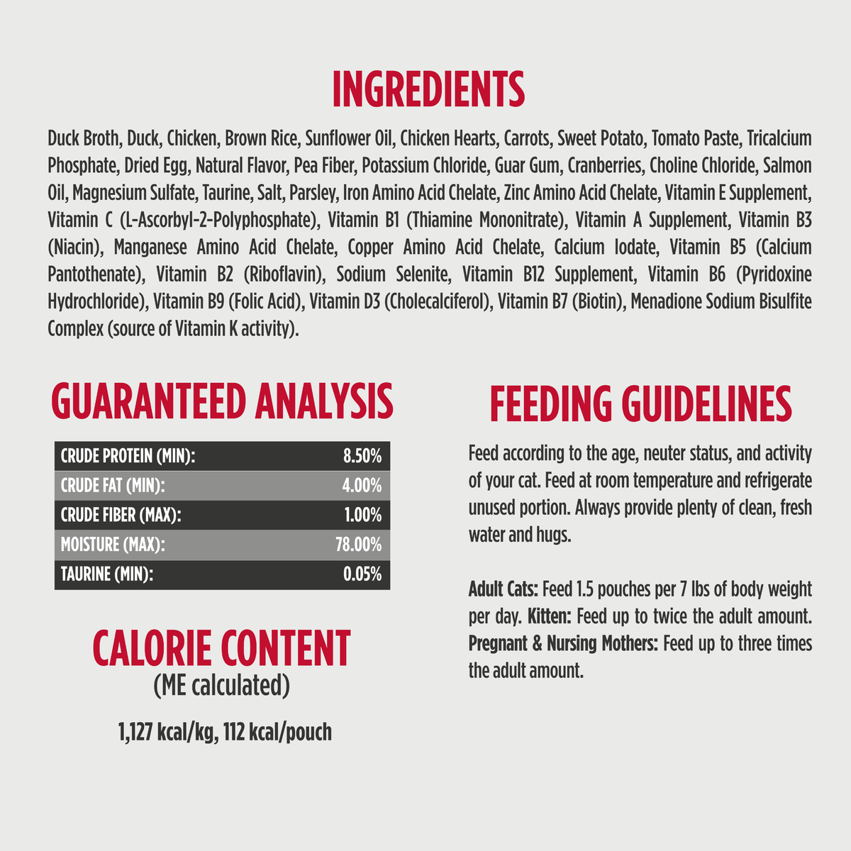NULO Gently Cooked Meals Duck & Chicken Wet Cat Food