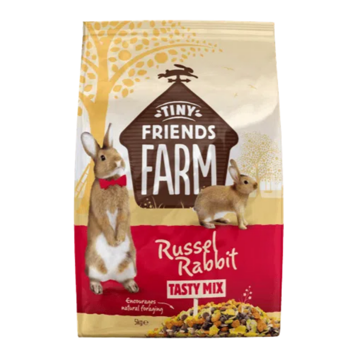 Tiny Friends Farm Russel Rabbit Tasty Mix Foraging Food 5.5 lb