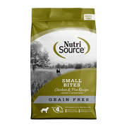 NUTRISOURCE Small Bites Grain-Free Chicken & Pea Recipe Dog Food