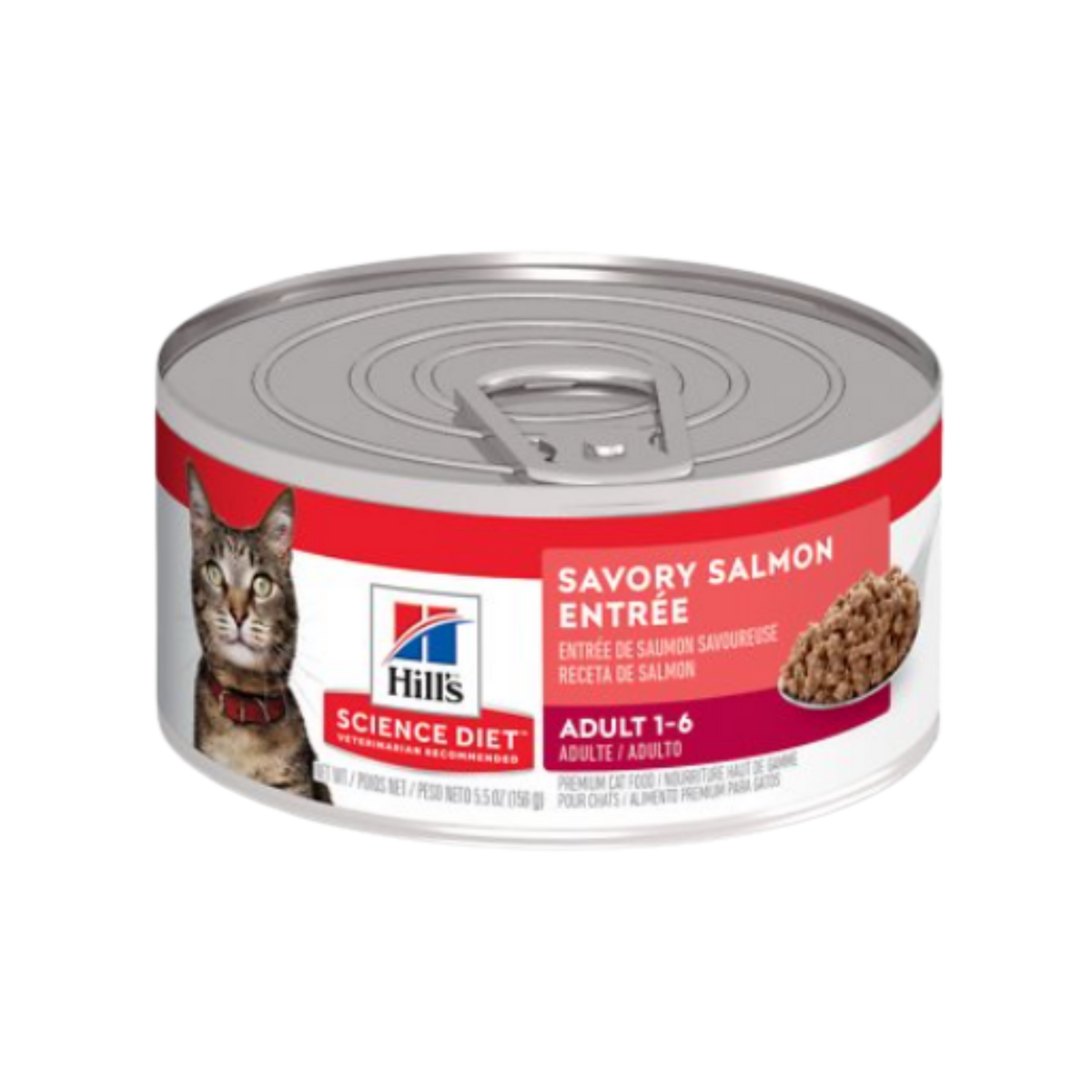 Hill's Science Diet Adult 1-6 Savory Salmon Entree Canned Cat Food
