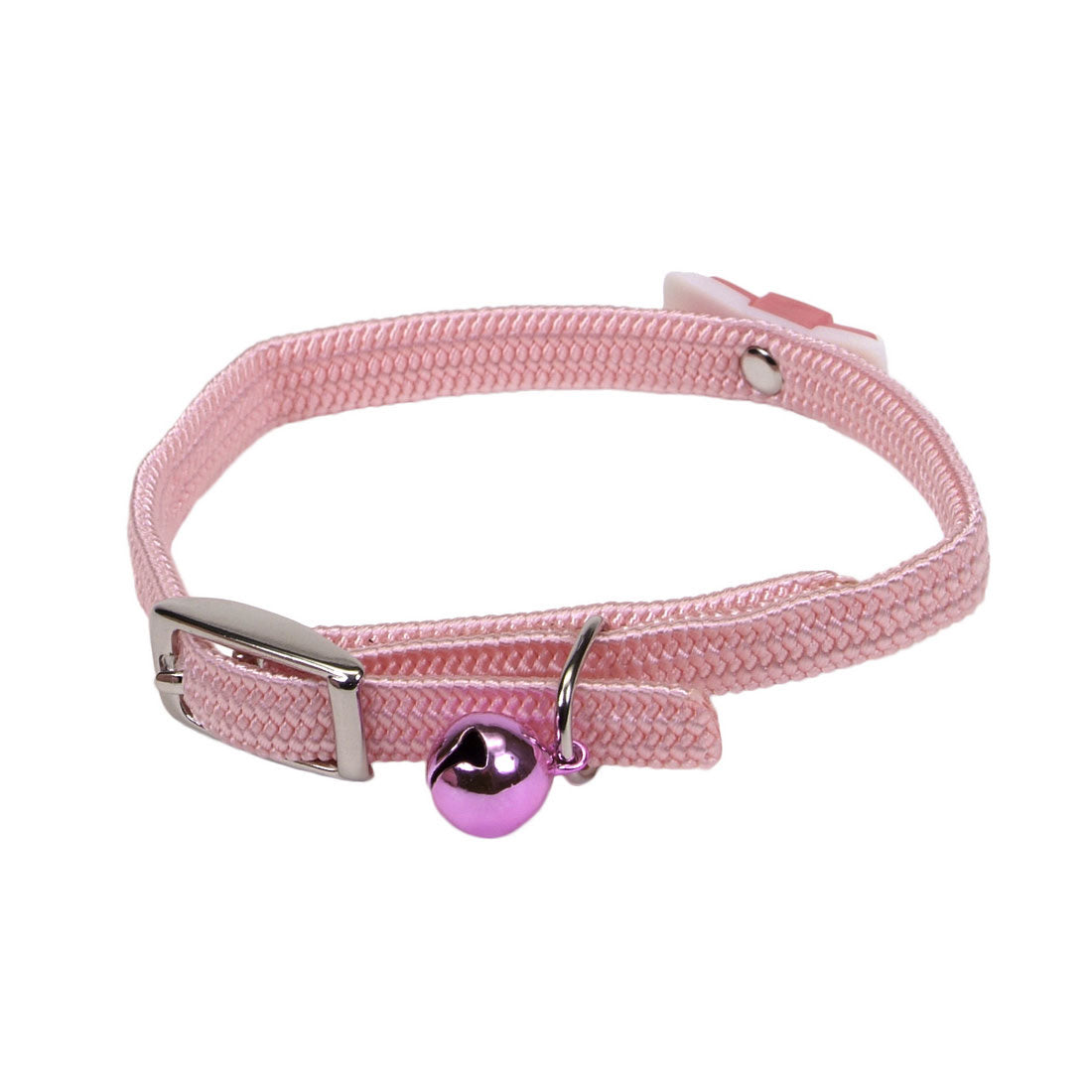 Coastal Pet Products Li'L Pals Elasticized Safety Kitten Collar With Jeweled Bow & Bell