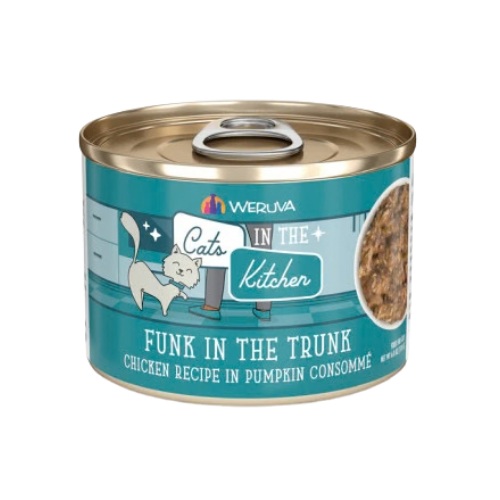 Weruva Cats in the Kitchen Funk in The Trunk Chicken in Pumpkin Consomme Grain-Free Canned Cat Food