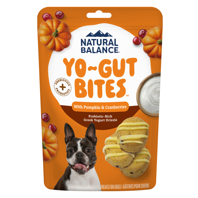 Natural Balance Yo-Gut Bites with Pumpkin & Cranberries Dog Treats