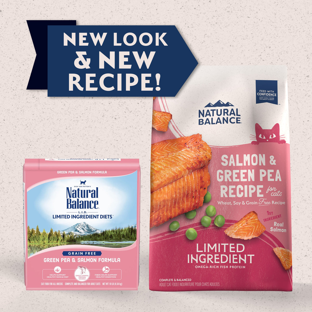 Natural Balance L.I.D. Limited Ingredient Diets Green Pea & Salmon Formula Grain-Free Dry Cat Food