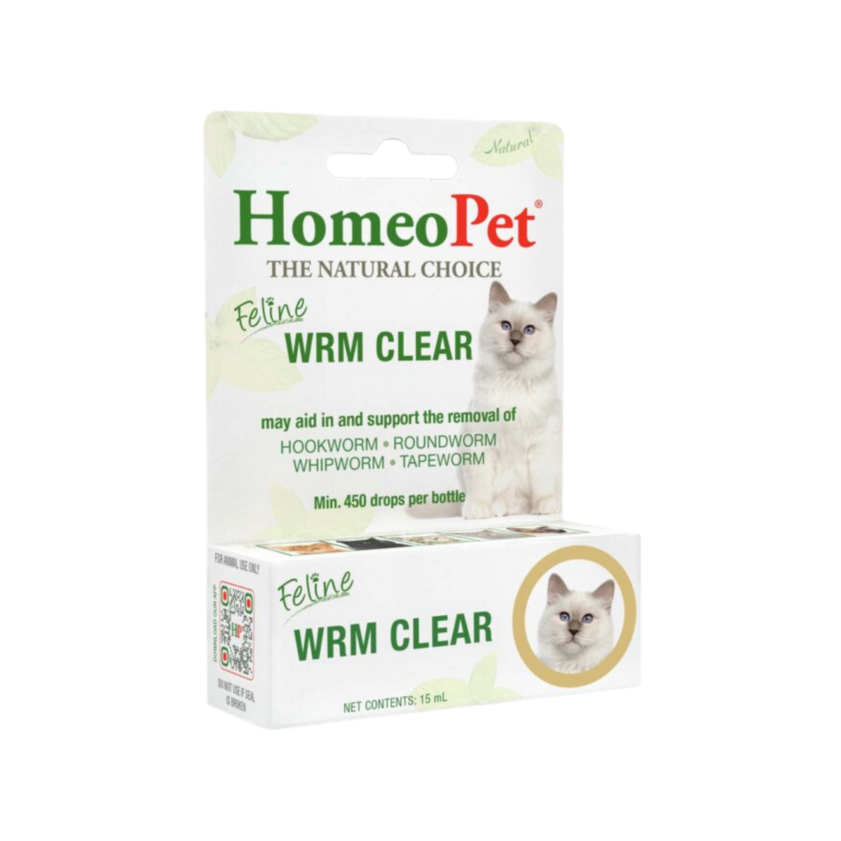 Homeopet Natural Feline Wrm Clear