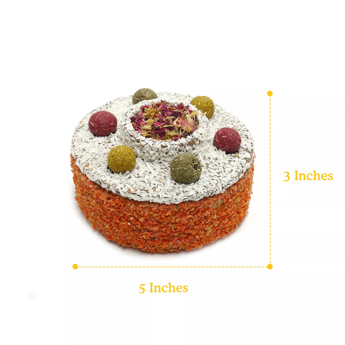 Coastal Pet Products Rosewood Naturals Celebration Cake Small Animal Chew 8.1 oz