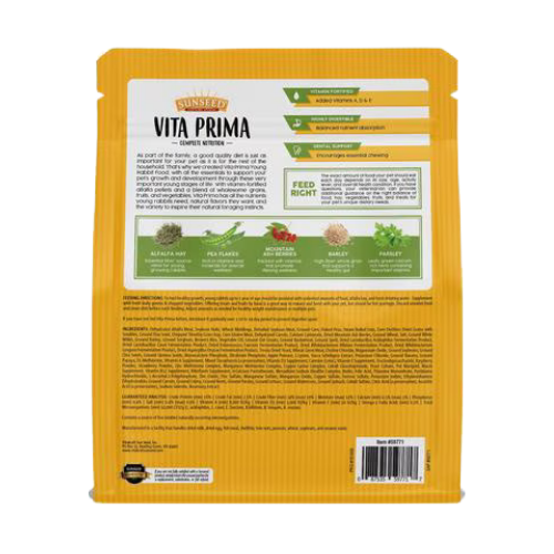 Sunseed Vita Prima Young Rabbit Food 4 lb