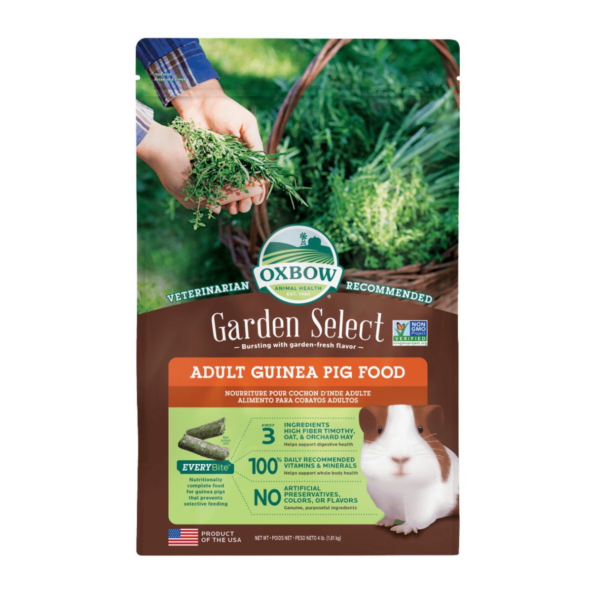 Oxbow Garden Select Adult Guinea Pig Food 4 lb