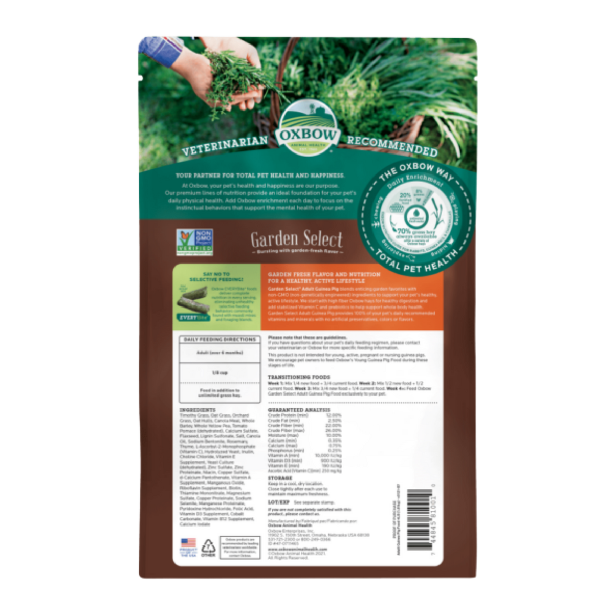 Oxbow Garden Select Adult Guinea Pig Food 4 lb