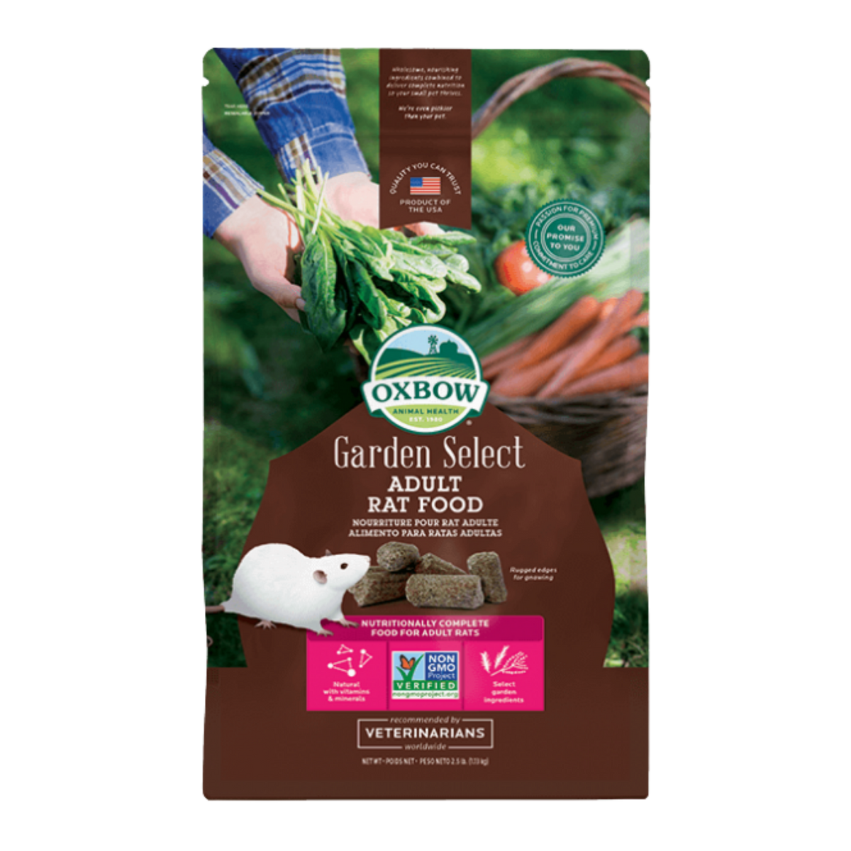 Oxbow Garden Select Adult Rat Food 2.5 lb