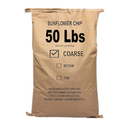 Nature's Window Coarse Sunflower Chips Wild Bird Food 50 lb