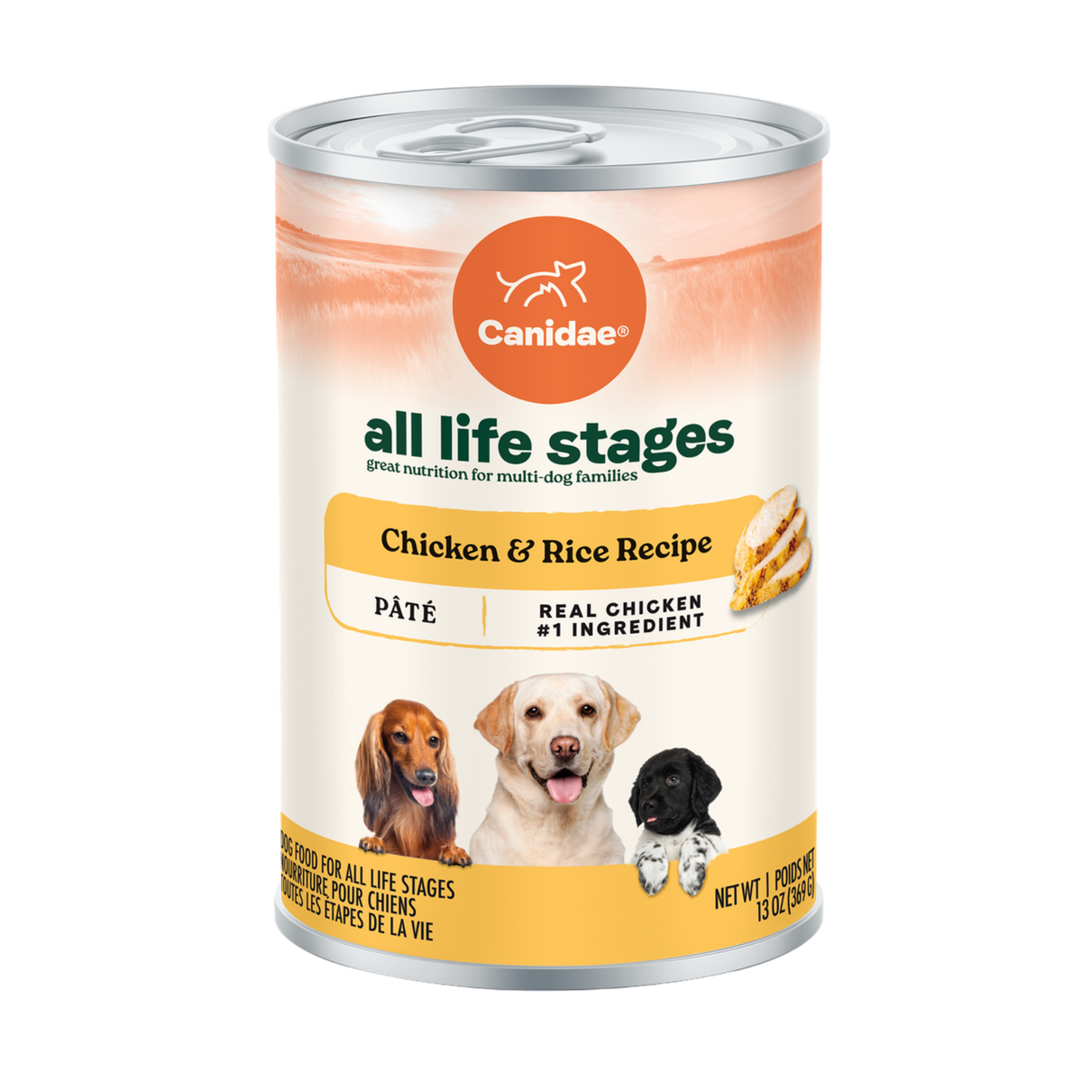 CANIDAE All Life Stages Chicken & Rice Canned Dog Food