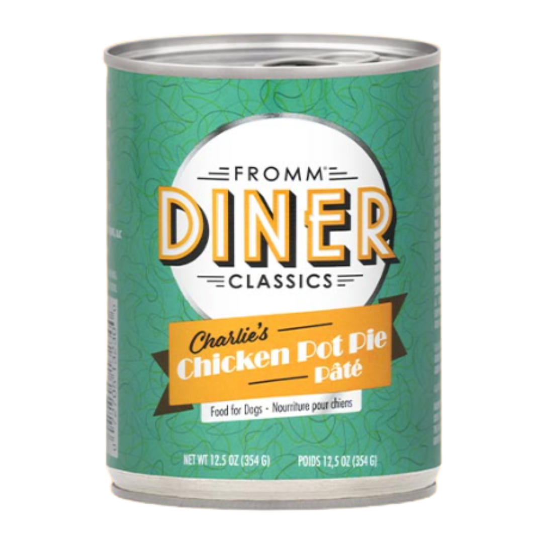 Fromm Diner Classics Charlie's Chicken Pot Pie Pate Canned Dog Food