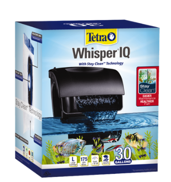 Tetra Whisper IQ Power Aquarium Filter with Stay Clean Technology