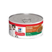 HILL'S SCIENCE DIET Kitten Savory Turkey Entree Canned Cat Food