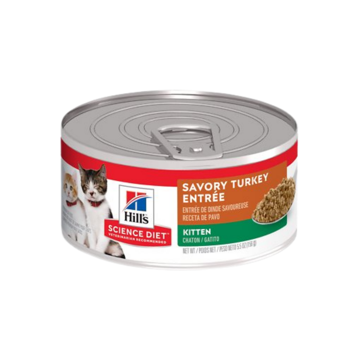HILL'S SCIENCE DIET Kitten Savory Turkey Entree Canned Cat Food