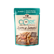 Wellness CORE Simply Shreds Grain-Free Tuna & Shrimp Wet Cat Food Topper