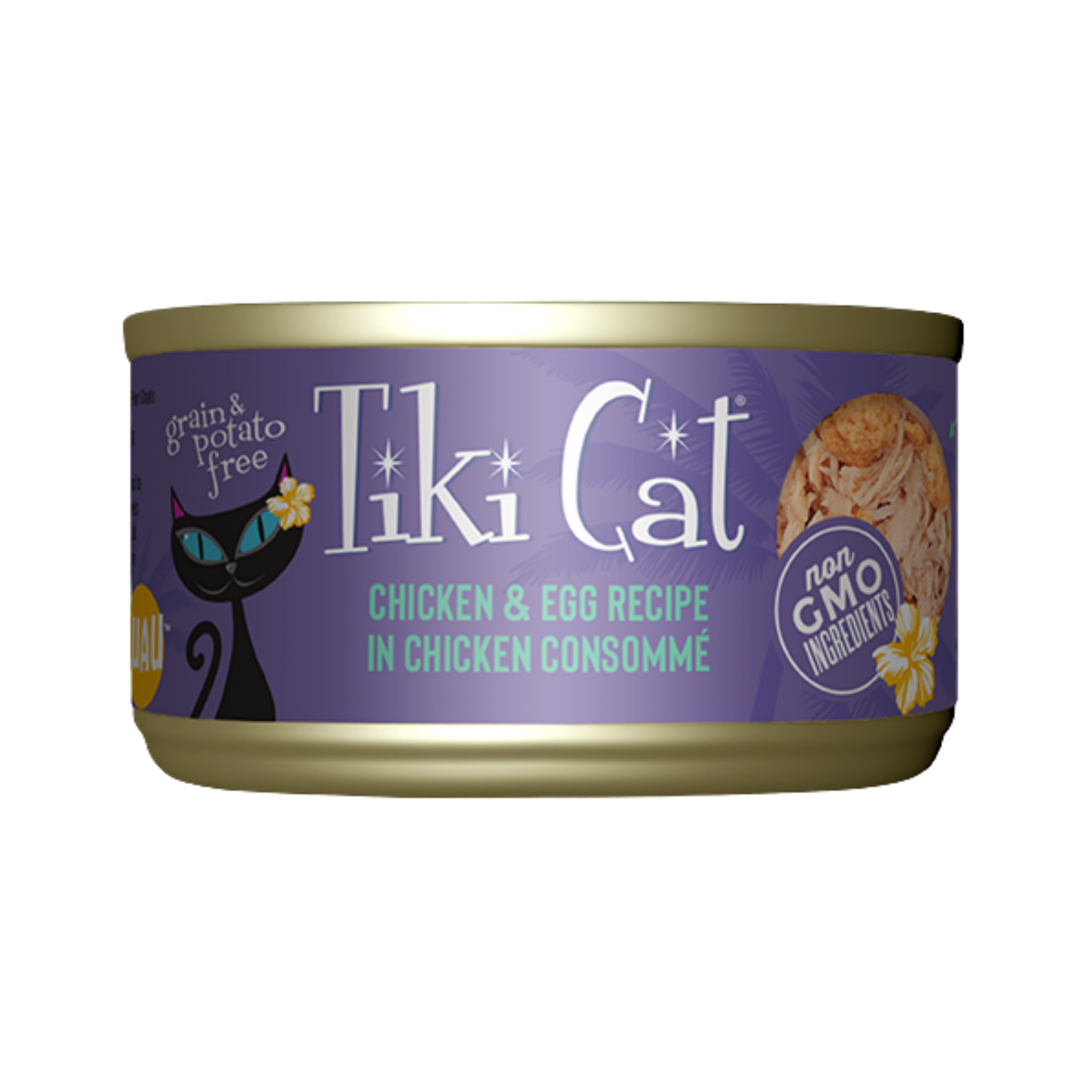 TIKI CAT Koolina Luau Chicken & Egg Recipe in Chicken Consomme Canned Cat Food