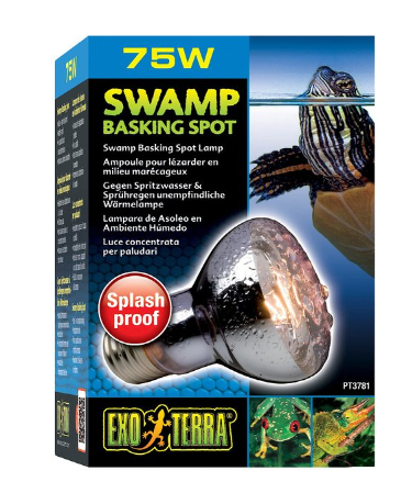 Exo Terra Splash Proof Swamp Basking Reptile Spot Lamp