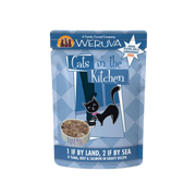 WERUVA Cats In The Kitchen 1 If By Land, 2 If By Sea With Tuna, Beef, & Salmon In Gravy Grain-Free Wet Cat Food
