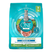 Purina ONE +Plus Indoor Advantage Senior Dry Cat Food 7 lb