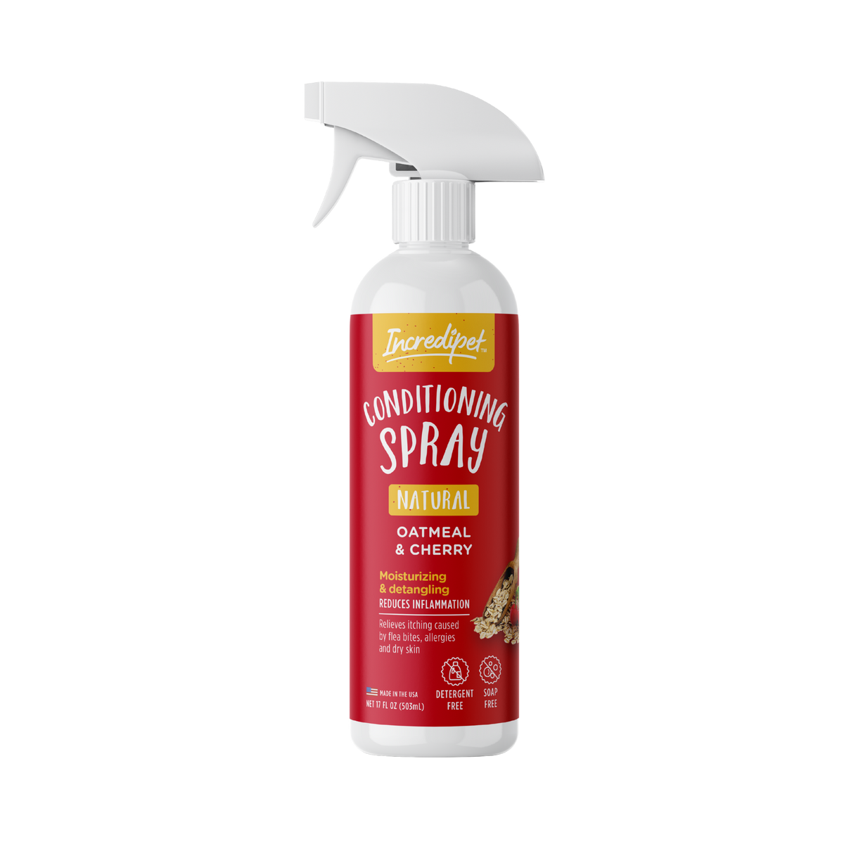 Incredipet Oatmeal & Cherry Conditioning Spray 17 oz