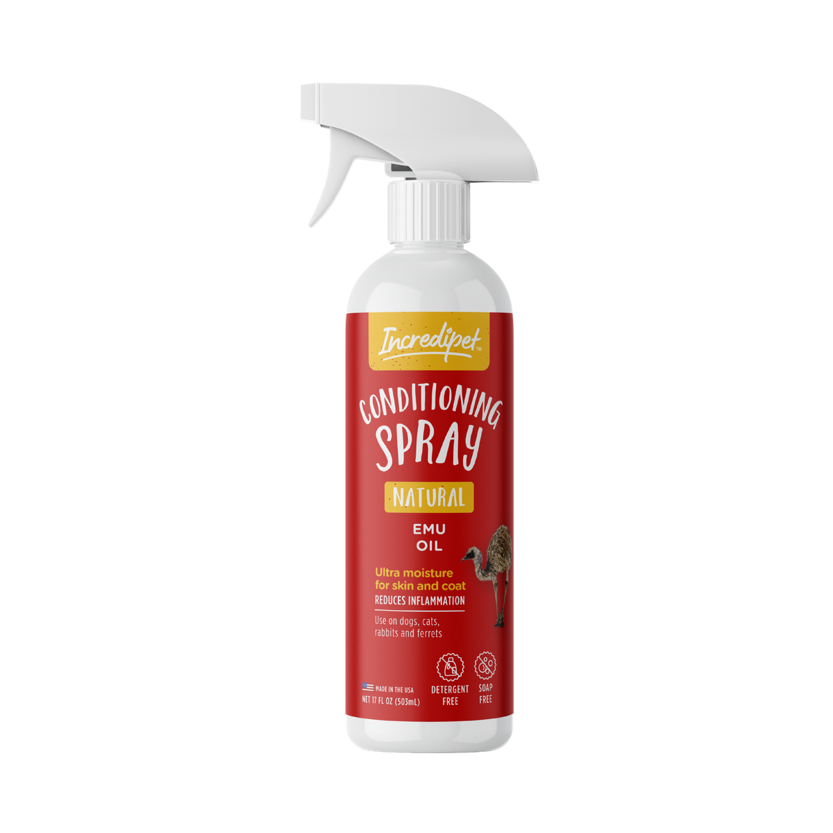 Incredipet Emu Oil Conditioning Spray 17 oz