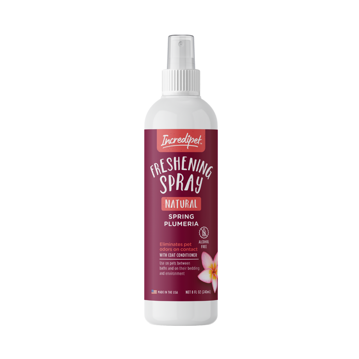 Incredipet Fresh Spray Plumeria 8 oz