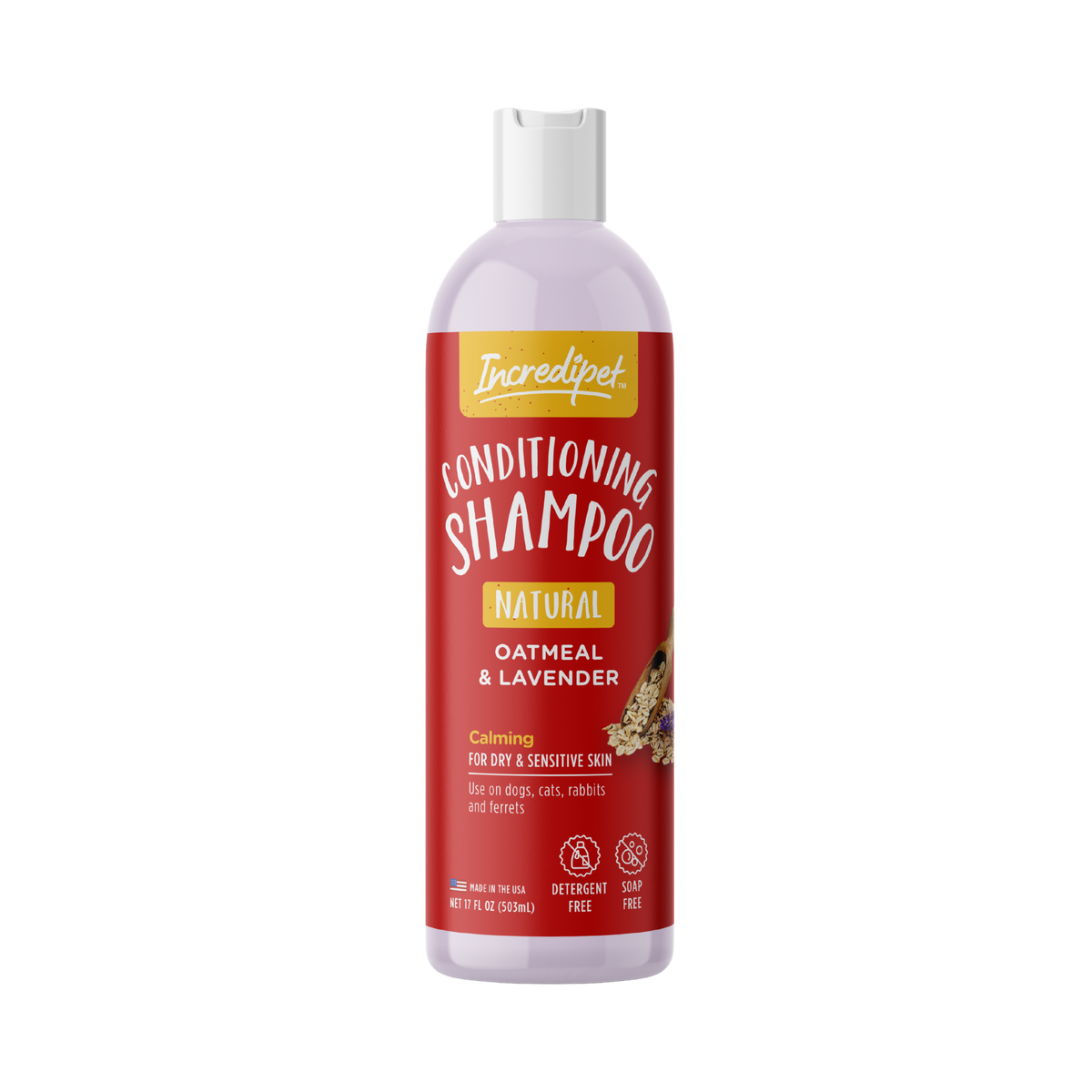 Incredipet Oatmeal & Lavender Shampoo 17 oz