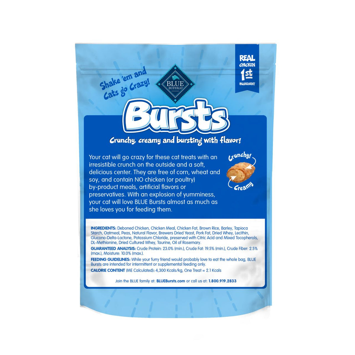 Bursts With Paw-Lickin' Chicken Cat Treats
