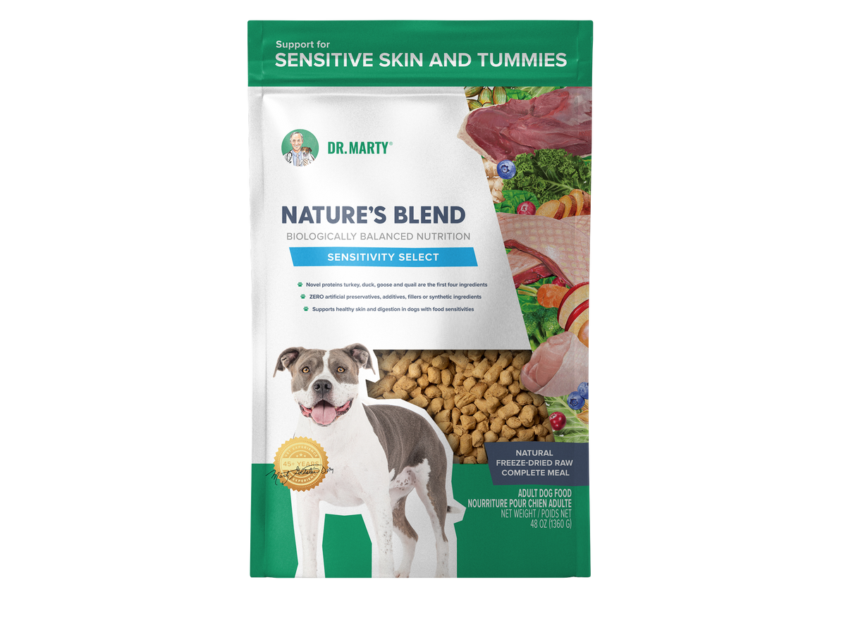Dr. Marty Nature's Blend Sensitivity Select Premium Freeze-Dried Raw Dog Food