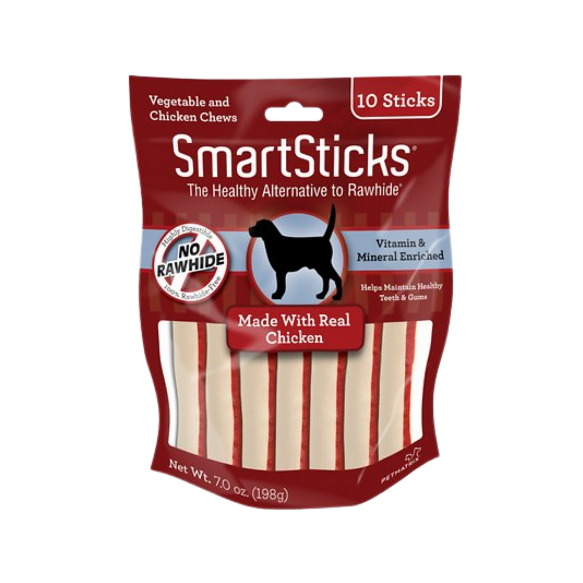 Smartbones Smartsticks With Real Chicken Rawhide-Free Dog Chews 10 pk