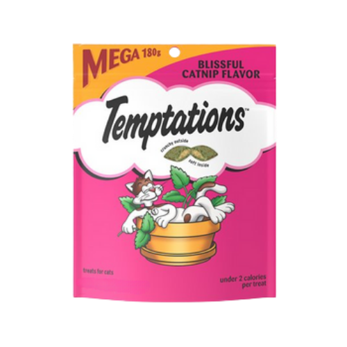Whiskas Temptations Blissful Catnip Flavor Cat Treats 3 oz